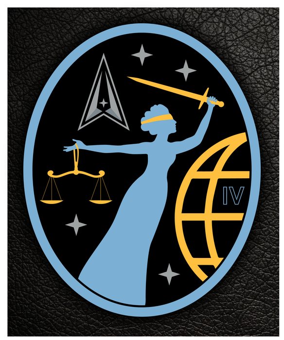 4th AES Unit Insignia patch design by Colorado Graphic Design