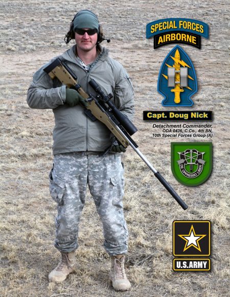 U.S. Army Green Beret Team Leader portrait by Colorado Graphic Design