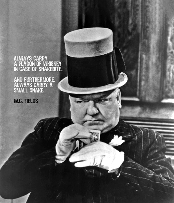 W.C. Fields poster design by Colorado Graphic Design